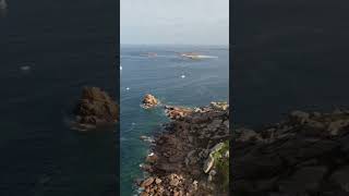 Trebeurden vue aérienne de la pointe de l Île Millau