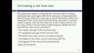 Session 4: Equity Risk Premiums