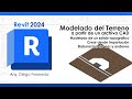 Modelado de Topografía, vías y andenes desde un archivo CAD en Revit 2024