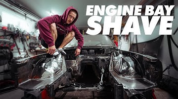 BMW E30 ENGINE BAY SHAVE - Progress! (Mostly BAD Welding)