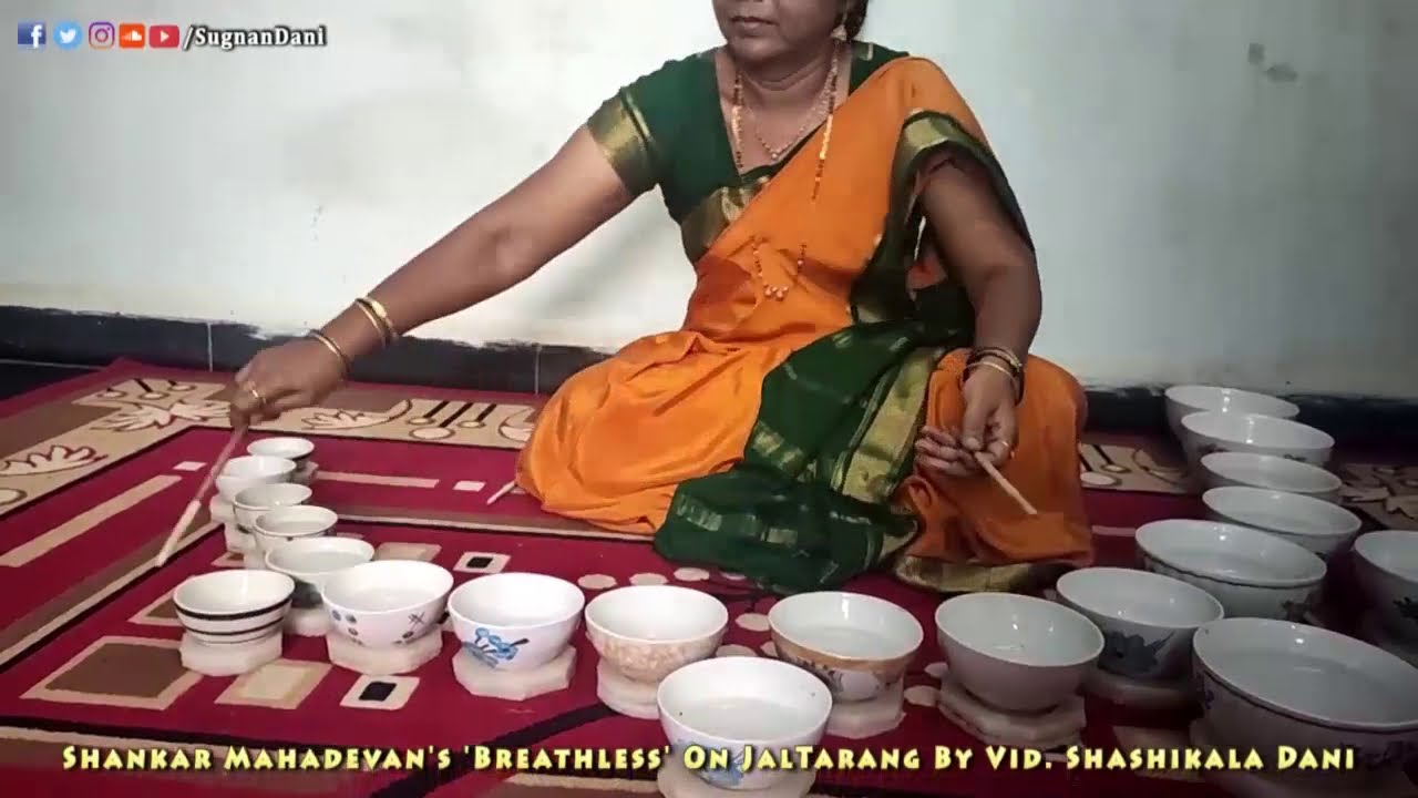 Breathless Incredible Instrumental on Jaltarang by Vid Shashikala Dani  Original Video