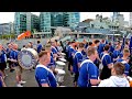 Pride of govan flute band boat trip river thames london