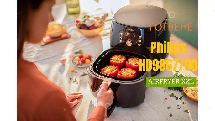 Philips Premium Digital Smart Sensing XXL Airfryer, Black