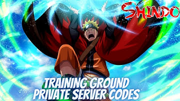 Training Ground Private Server Codes for Shindo Life  | Latest July 2021