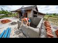 TIMELAPSE | Build a Strong Water Tank with Red Bricks | Amazing Technique - Nhất Building