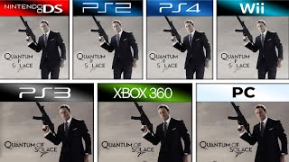 007: Quantum of Solace (2008) DS vs PS2 vs PS4 vs Wii vs PS3 vs XBOX 360 vs PC