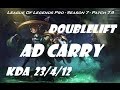 Ad carry  doublelift as twitch vs ezreal patch 79  league of legends pro ranked challenge