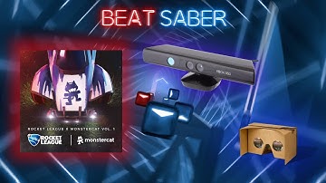 Beat saber Luv U Need U (Expert) using Xbox Kinect and Google Cardboard