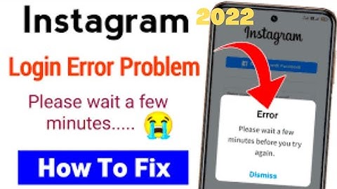 Instagram login error problem|instagram please wait a few minutes before you try again|malayalam
