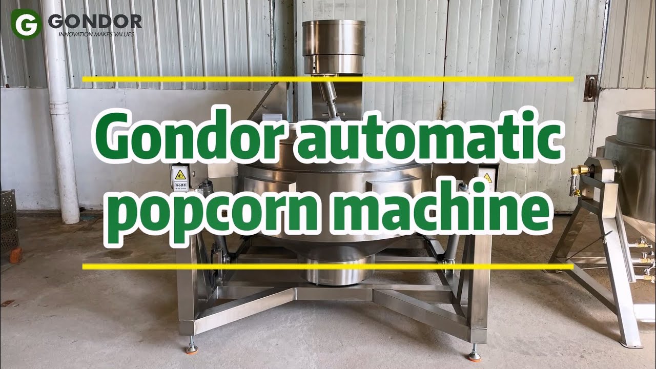 Boost Snack Profits with Gondor’s Automatic American Ball Shape Caramel Popcorn Machine 🍿