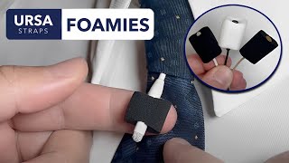 URSA Foamies - Soft Foam LAV Mic Mounts Designed to Reducing Clothing Noise | URSA Straps screenshot 5
