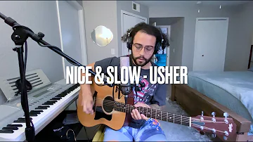 Usher - Nice & Slow (Acoustic Performance by Miguel Larsen)