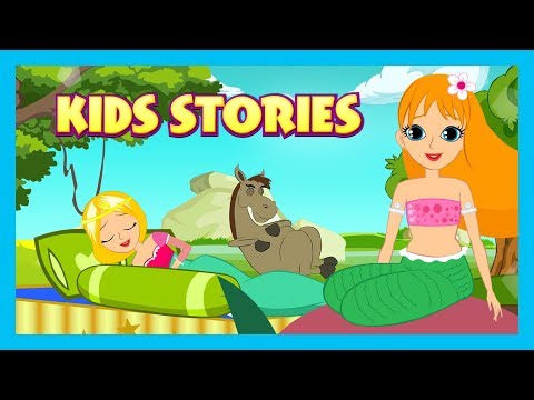 Kids STORIES || The Lazy Horse, Sleeping Beauty And The Little Mermaid || KIDS HUT STORYTELLING