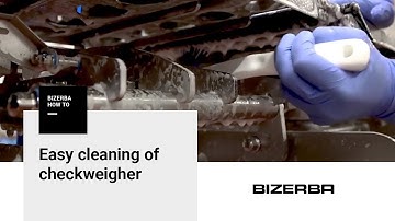 Bizerba How-To: Fast & easy cleaning of a checkweigher