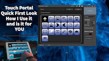 TOUCH PORTAL Control your desktop software and machine with your mobile device.