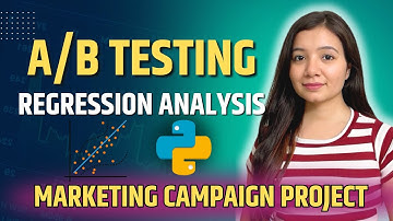 A/B Testing & Regression Analysis Project | Marketing Campaign Analysis | Data Analysis Project