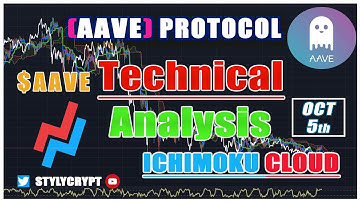 👻 AAVE PROTOCOL 5 OCTOBER  $AAVE Technical - Analysis price prediction - How to use Ichimoku Cloud