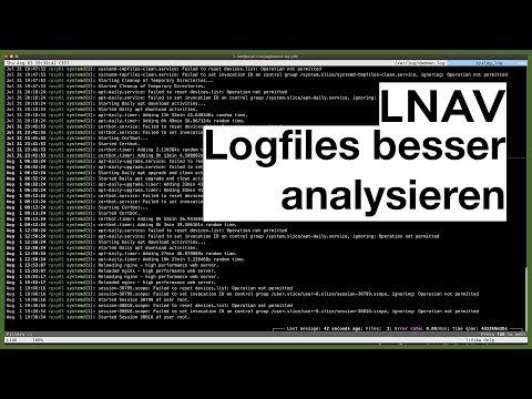 The Logfile Navigator - Logdateien besser analysieren (LNAV)