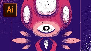 Illustrator Tutorial: Flat Illustration + Grain Texture Brush