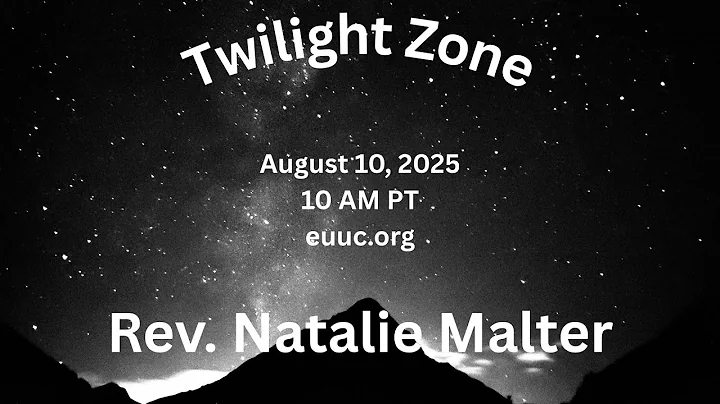 Sunday Services - Rev. Natalie Malter