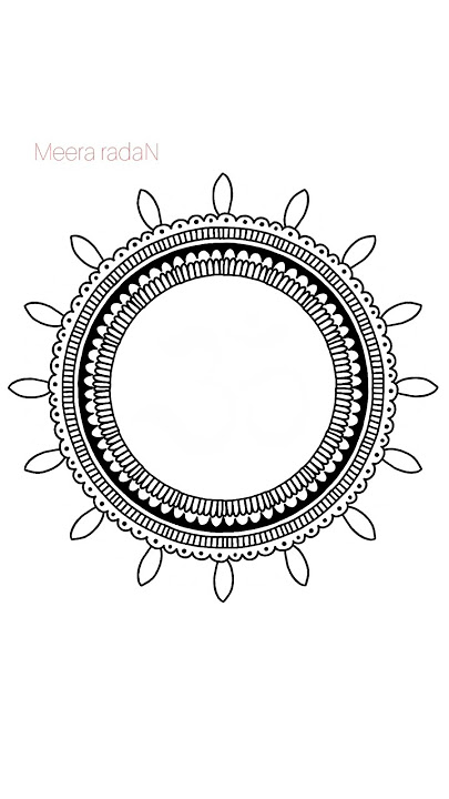 Art therapy day 3 | Om Mandala | Meera radaN