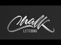 Hand Lettering Tutorial for Beginners | Chalk Texture