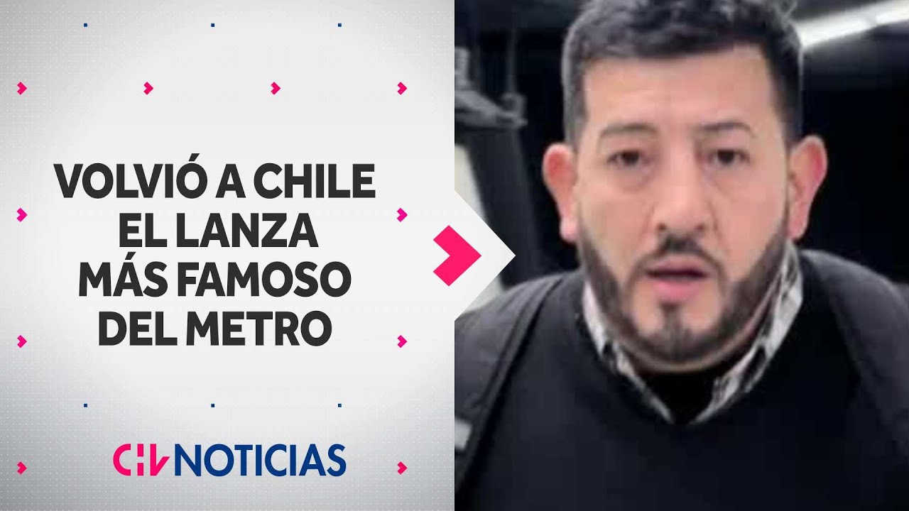 “Cara de completo” volvió a Chile: El lanza más famoso del Metro fue detenido nuevamente