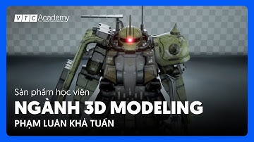 ROBOT RẢI MÌN | SẢN PHẨM HỌC VIÊN NGÀNH 3D MODELLING | VTC ACADEMY