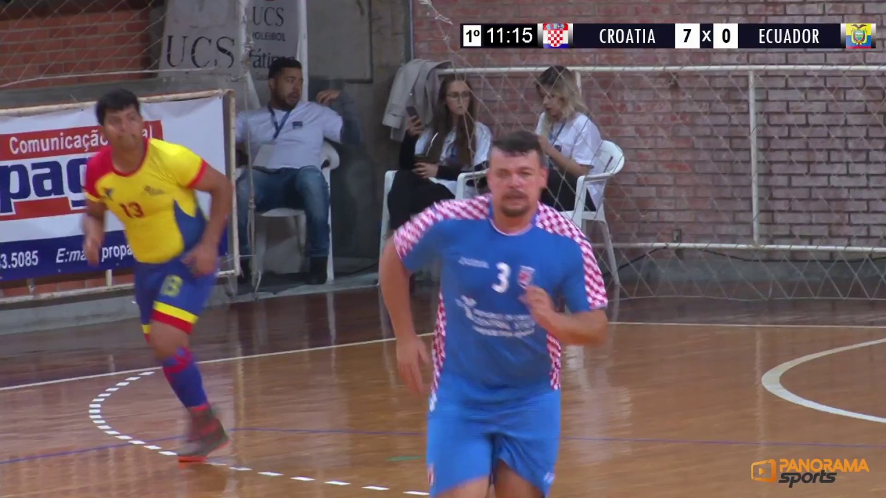 CROATIA X ECUADOR MEN'S WORLD DEAF HANDBALL CHAMPIONSHIPS 2018 YouTube