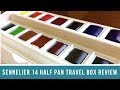 Sennelier 14 Half Pan Travel Box Review Part 1 | First Impressions and Modifications