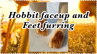 Quick faceup of Lia sculpt as a Hobbit!