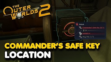 How To Open The Safe In Your Room In The Outer Worlds 2 (Commander