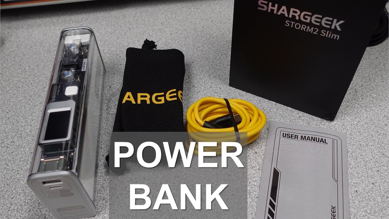 Shargeek Storm2 Slim Power Bank Review and Test 72Wh - YouTube