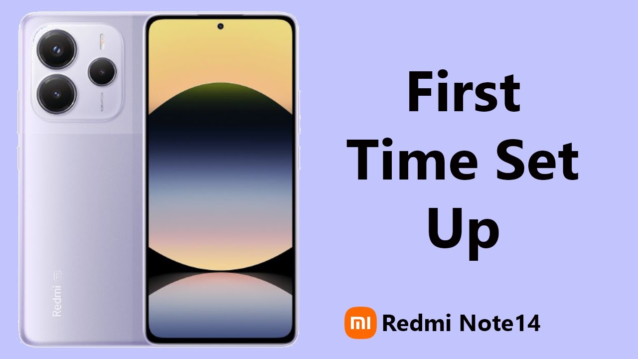 How To Set Up Redmi Note 14 - YouTube