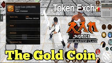 How to Use A Gold Coin | Ran Mobile: The Master Class Version 1.6.5i