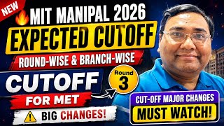 Manipal round 3 cutoff|Manipal Round 2 counselling|MIT Manipal Bangalore|MET|MIT Manipal cutoff 2026