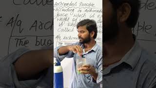 Archimedes principle | Class:-9th | by A.Raj sir