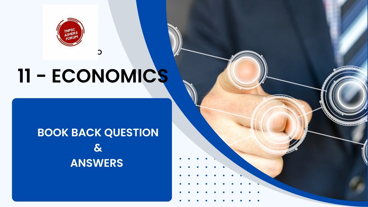 11th economics I Chapter 7 I Indian Economy I book back question and ...