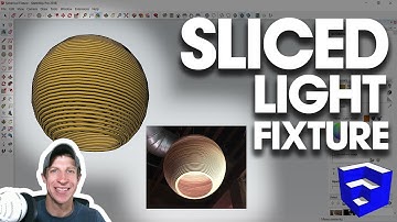Sliced Spherical Light Fixture with SLICER AND JOINT PUSH PULL!