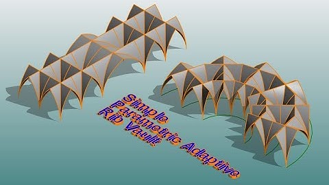 Everyday Revit (Day 414) - Simple Parametric Adaptive Rib (Gothic) Vault