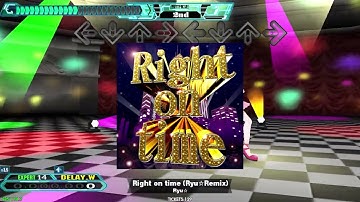 【LV14】DDR /  Right on time (Ryu☆Remx) - EXPERT DOUBLE with handclap