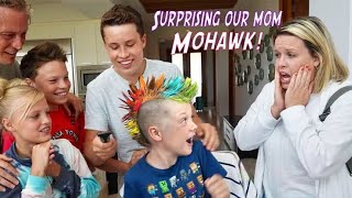 We gave our brother a Mohawk! Mom is  shocked😲हमने अपने भाई को एक मोहॉक दिया! माँ सदमे में है |TNFH