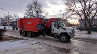 What it be like GARBAGE COLLECTION DAY in CANADA