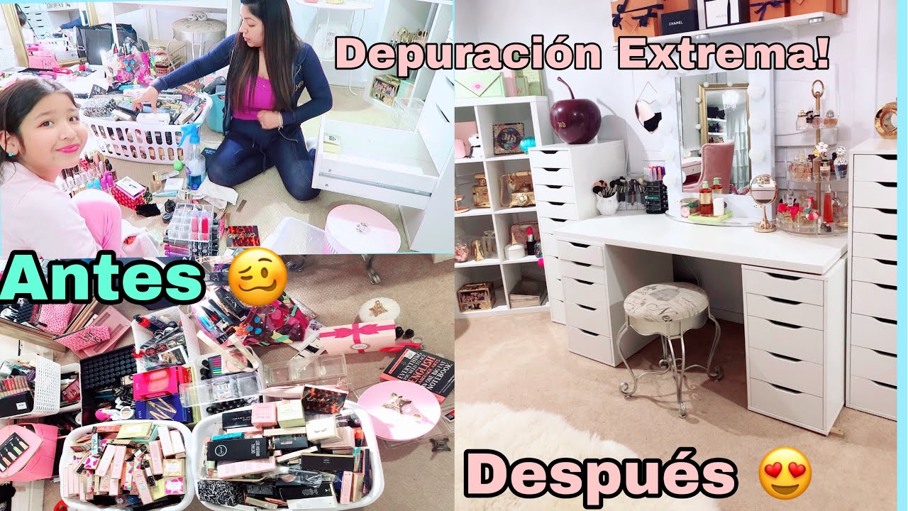 Depuración Y Organización Extrema !/ Limpiando y Organizando Maquillaje