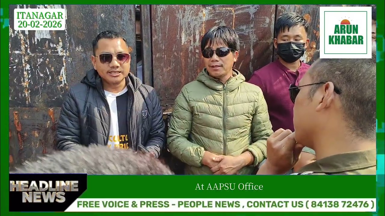 At AAPSU Office NEFA CLUB,Itanagar