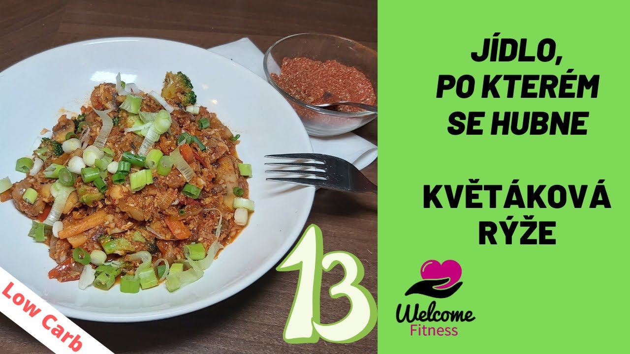 JÍDLA, PO KTERÝCH SE HUBNE. LOW CARB/KETO KVĚTÁKOVÁ RÝŽE. SNĚZTE KOLIK CHCETE A BEZ VÝČITEK!