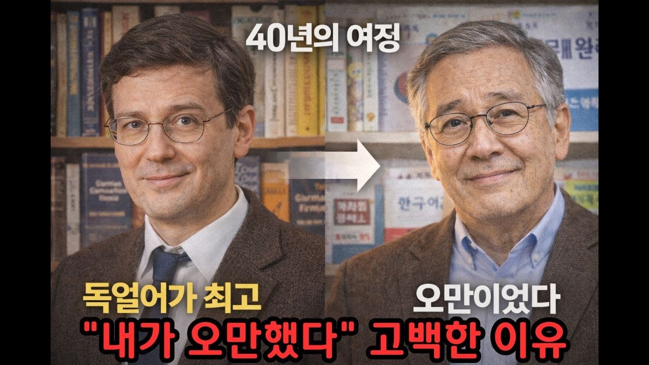 독일어 20년 교수 "한국어 어순이 더 자유롭다" 인정할 수밖에 없었던 결정적 증거