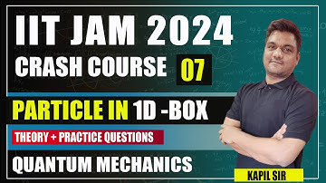 Quantum mechanics iit jam 2024|Particle in a 1D Box | ninjaprep | modern physics