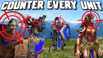 How to Counter EVERY HUMAN UNIT! - WC3 - Grubby