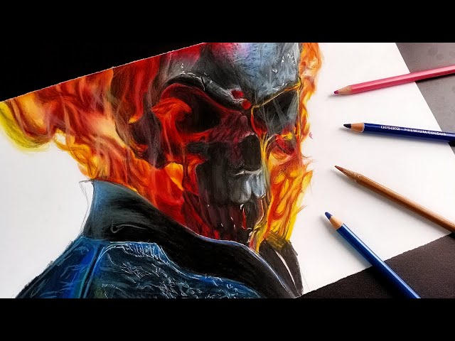 Ghost-Rider.jpg, Drawing by Alexis Raoult | Artmajeur